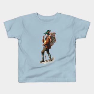 Paris Retro Pipe Kids T-Shirt